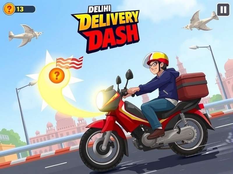 Delhi Delivery Dash Game Screenshot